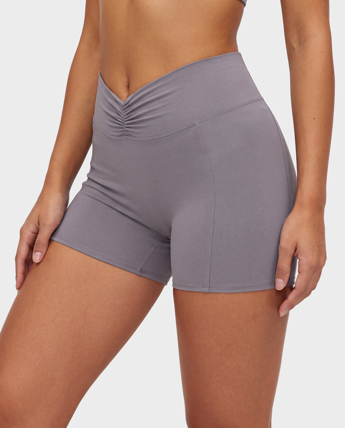 Invisible Push-up Short Set Grey