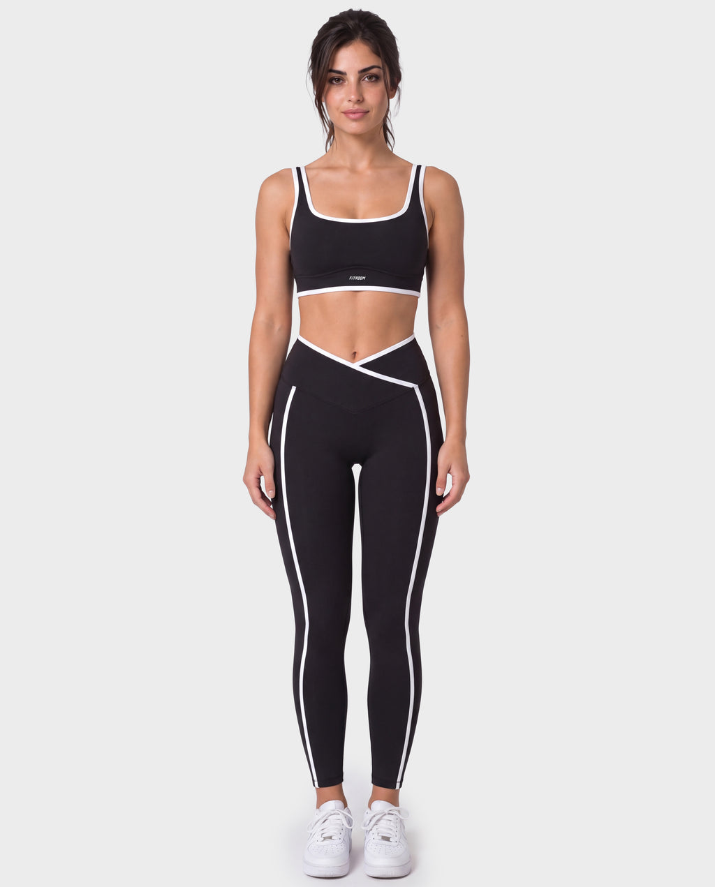 Invisible Push-up Set Black and White Line