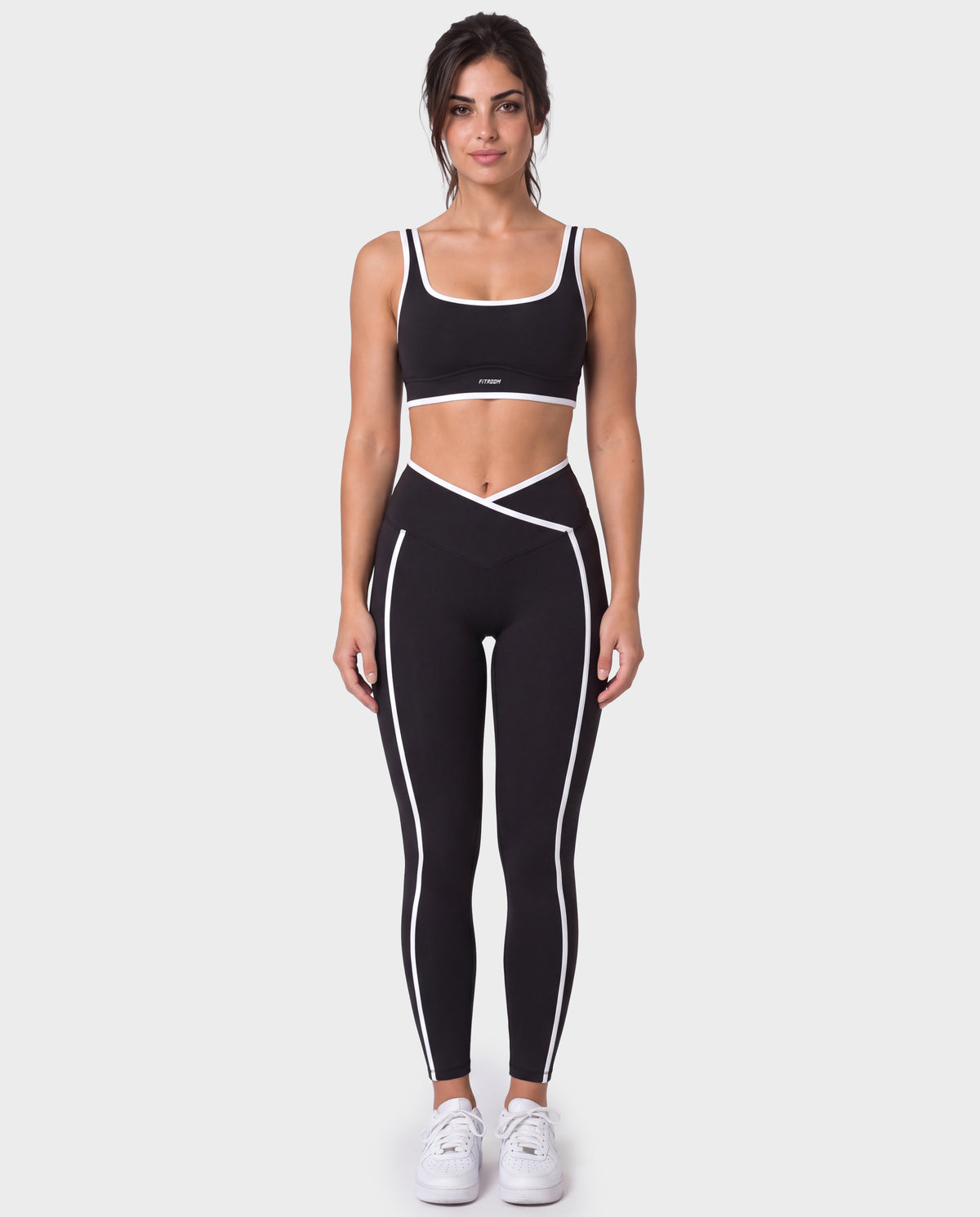 Invisible Push-up Set Black and White Line