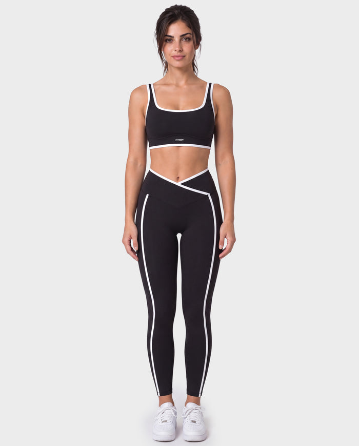 Invisible Push-up Set Black and White Line