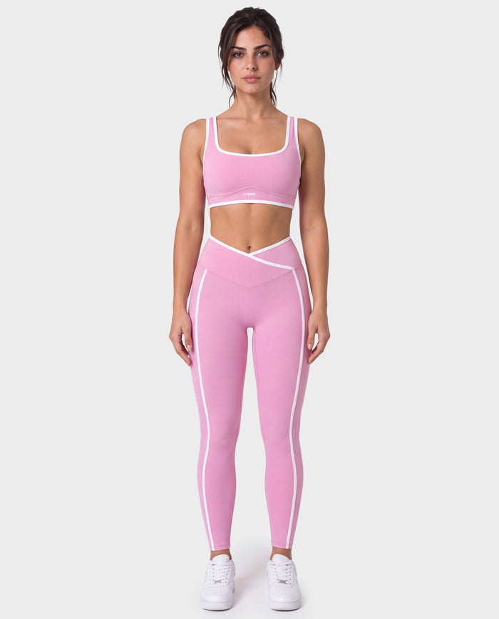 Invisible Push-up Set Pink and White Line