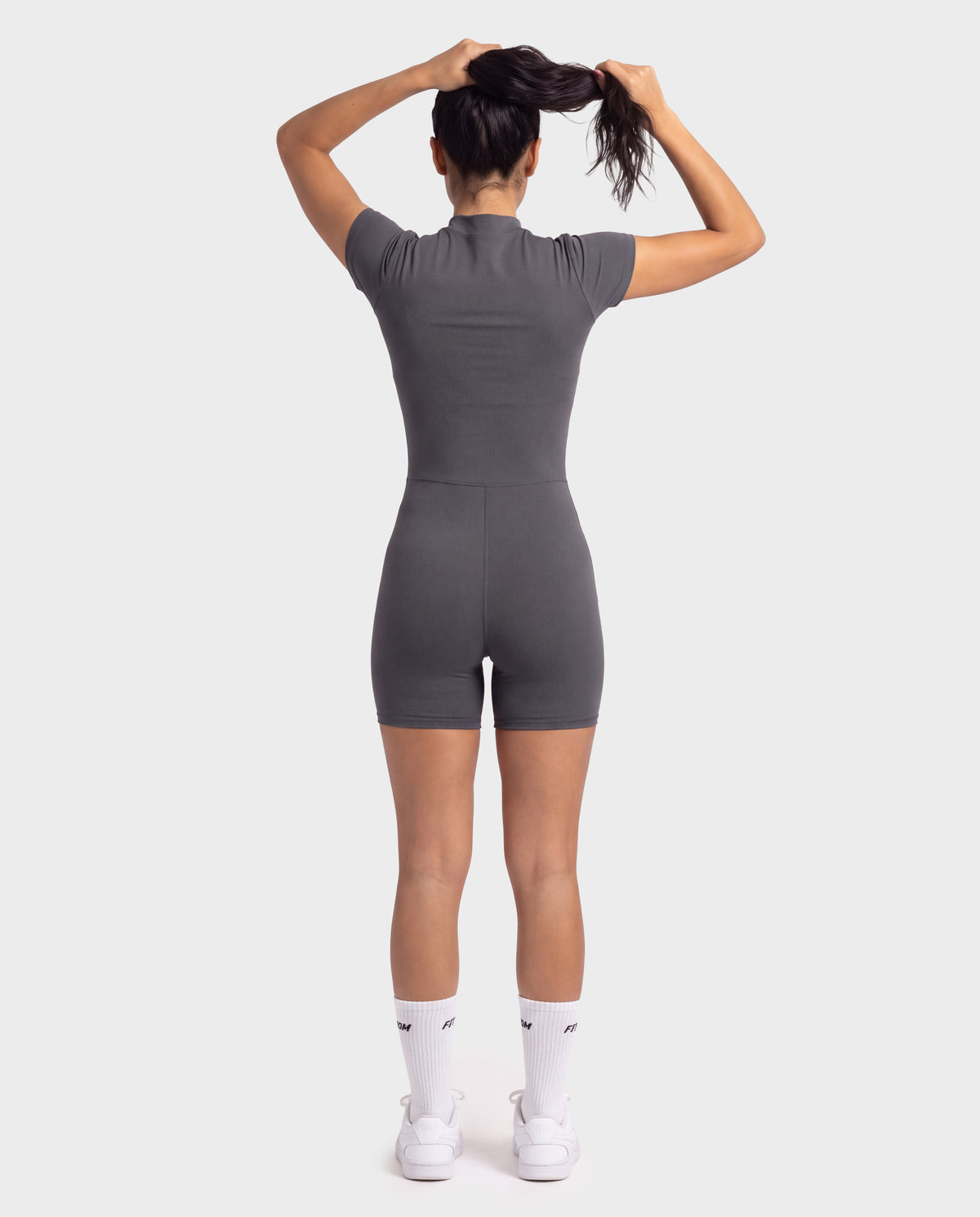 Short Jumpsuit Graphite Grey
