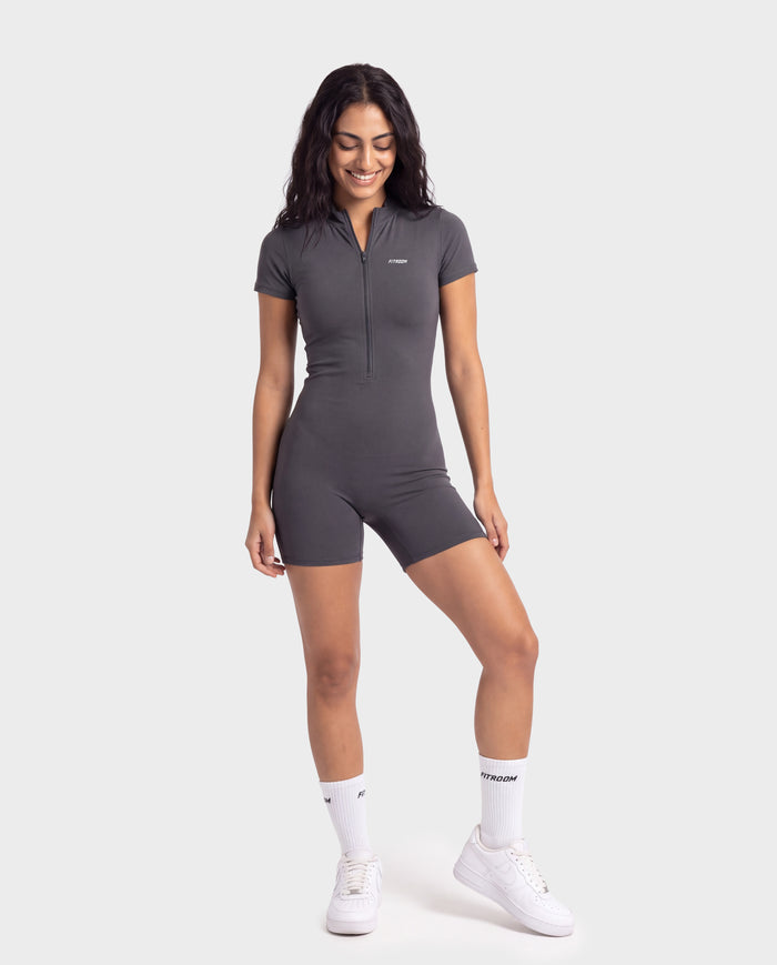 Short Jumpsuit Graphite Grey