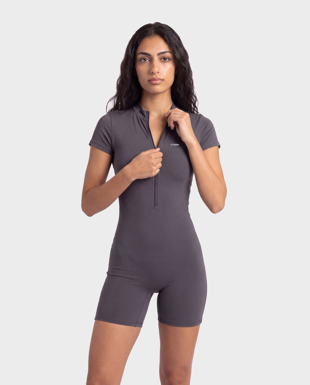 Short Jumpsuit Graphite Grey